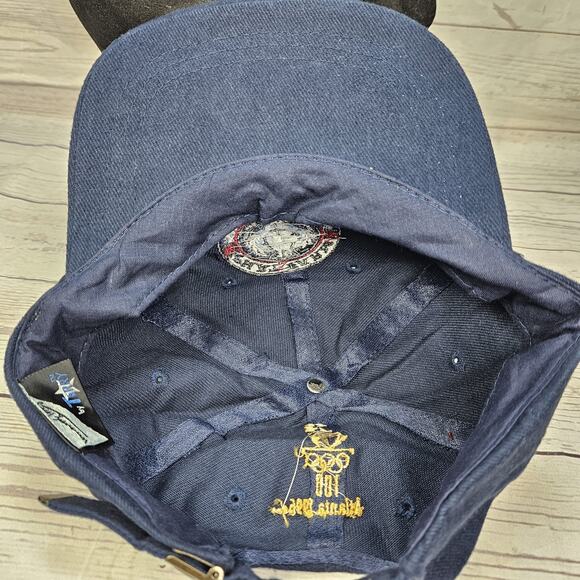 Vintage 1996 Atlanta Olympics Hat Cap Strapback Summer Games 90s Phat Farm Hat - Picture 8 of 8